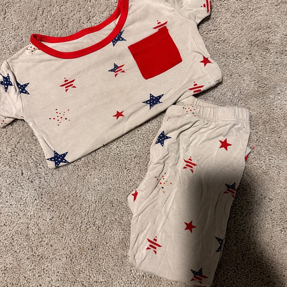 Kyte baby size 2t pajamas patriotic
